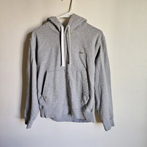 Lacoste Heather Gray Men's Hoodie
